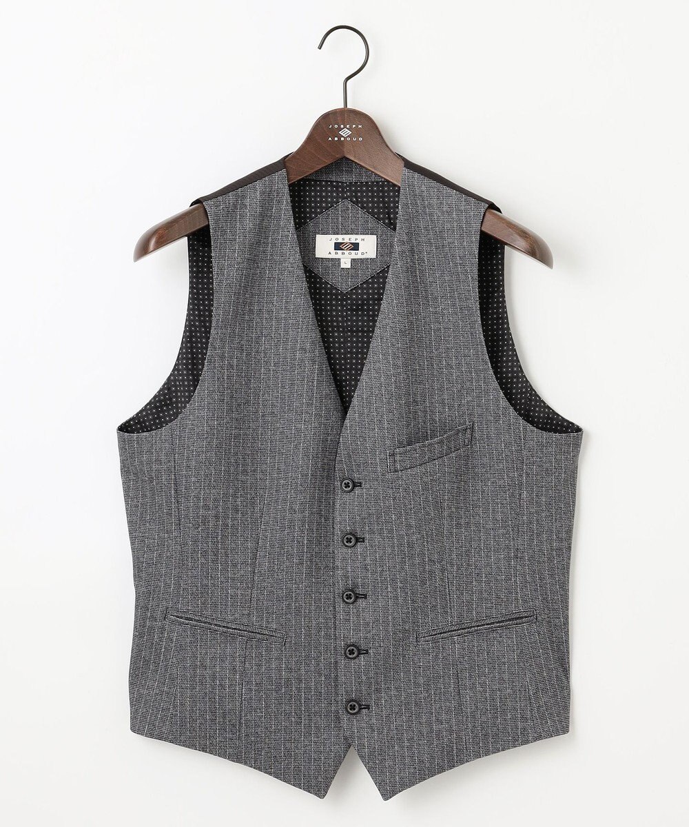 JOSEPH ABBOUD 【ストレッチ/多機能レジャーベスト】エアロムリネコンフォートジャージ ベスト 