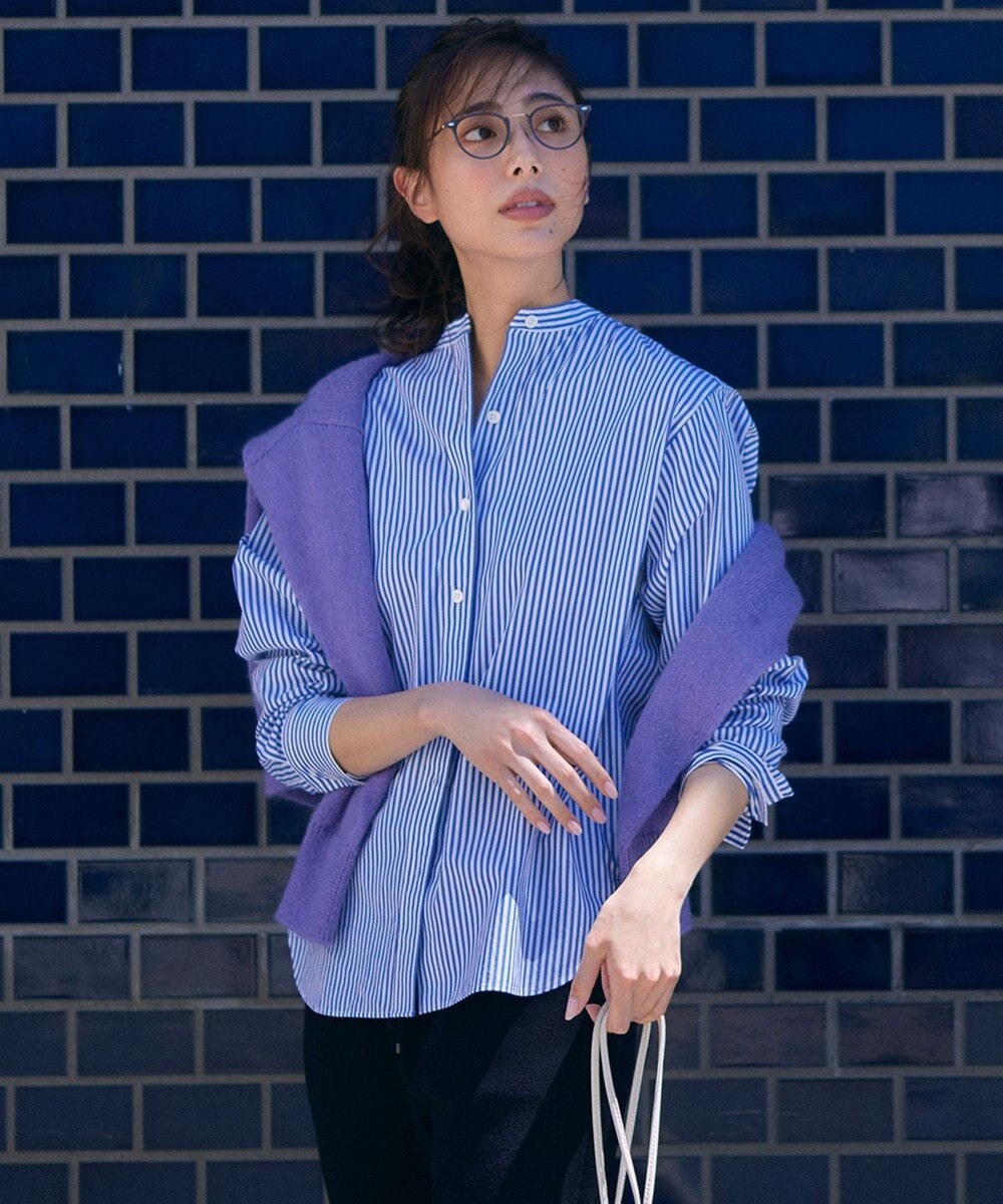 Canclini バンドカラー シャツ 23区 L ファッション通販 公式通販 オンワード クローゼット Canclini バンドカラー シャツ 23区 L ファッション通販 公式通販 オンワード クローゼット