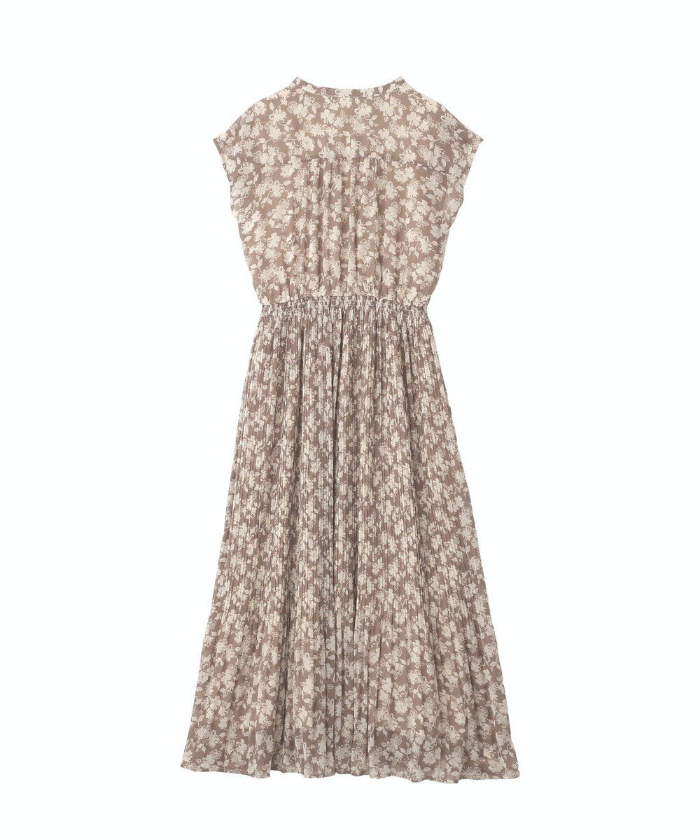 YECCA VECCA 花柄プリーツワンピース 