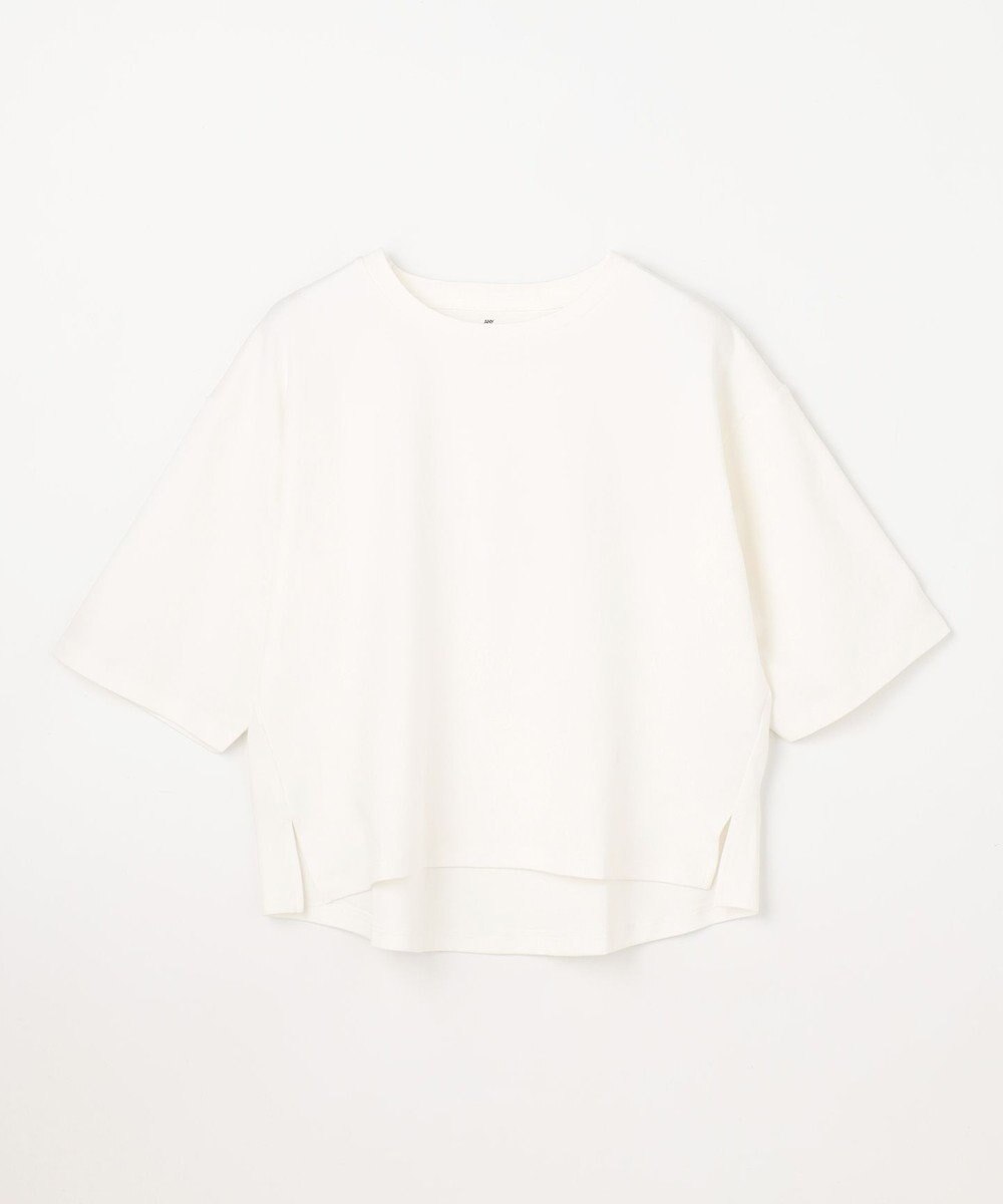 ANY 【Sサイズあり】オーガニックコットンスムース5分袖Tシャツ 