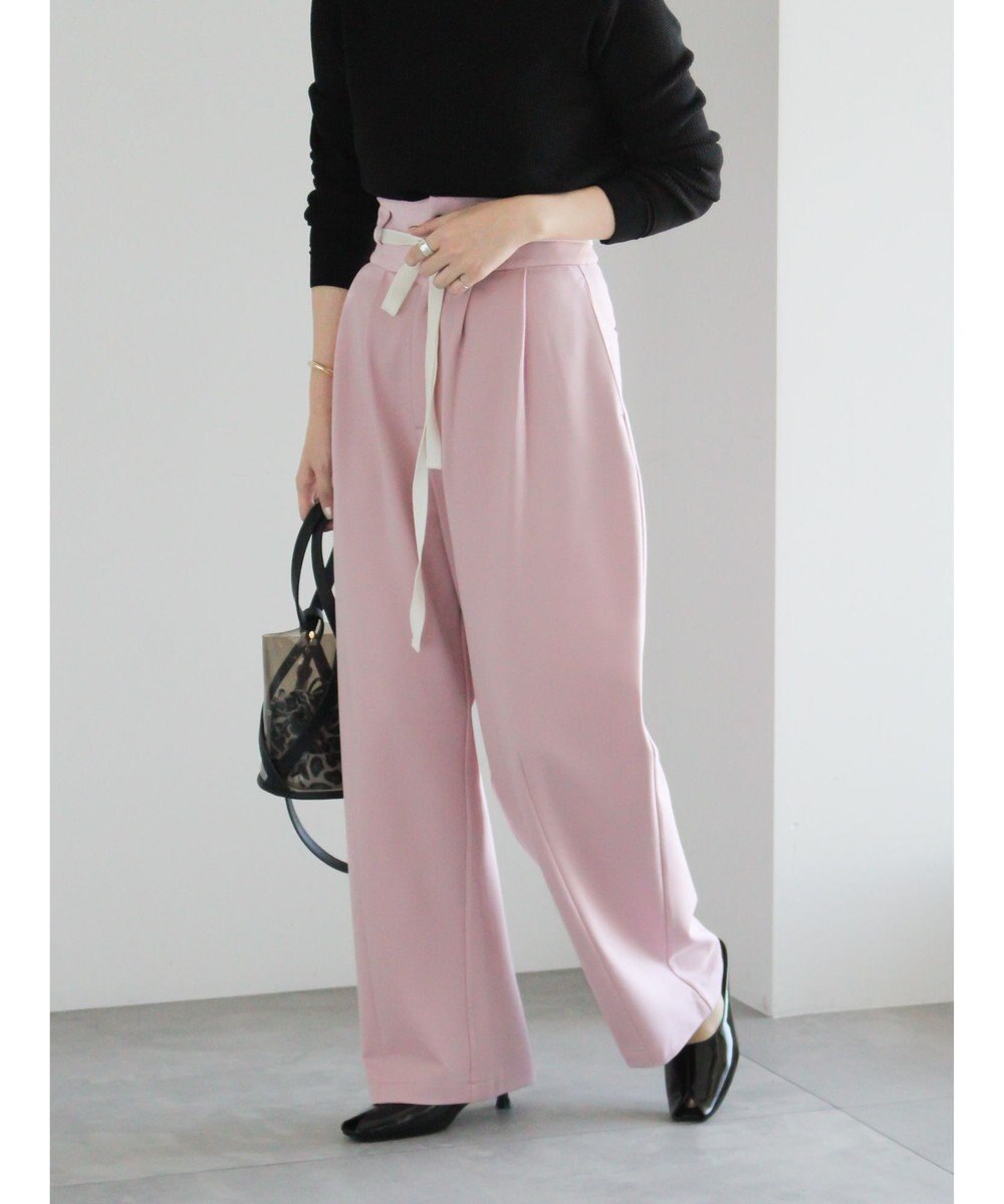 Te chichi ポンチハイウエストカーブパンツ《2026 spring catalog item》 