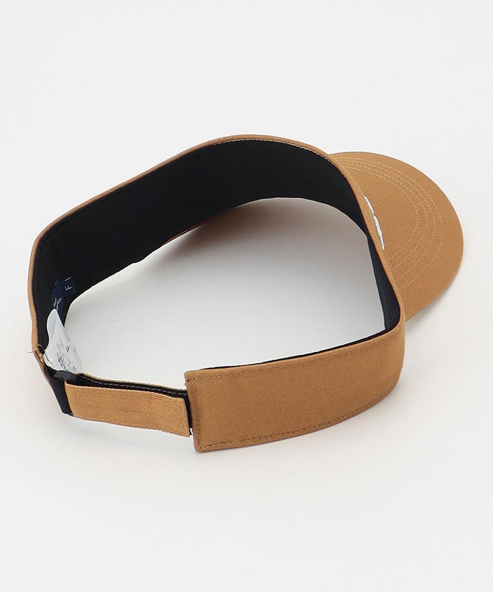 23区GOLF 【UNISEX】23区GOLF ロゴ バイザー サイズ調整可能 春夏のラウンドに◎ 