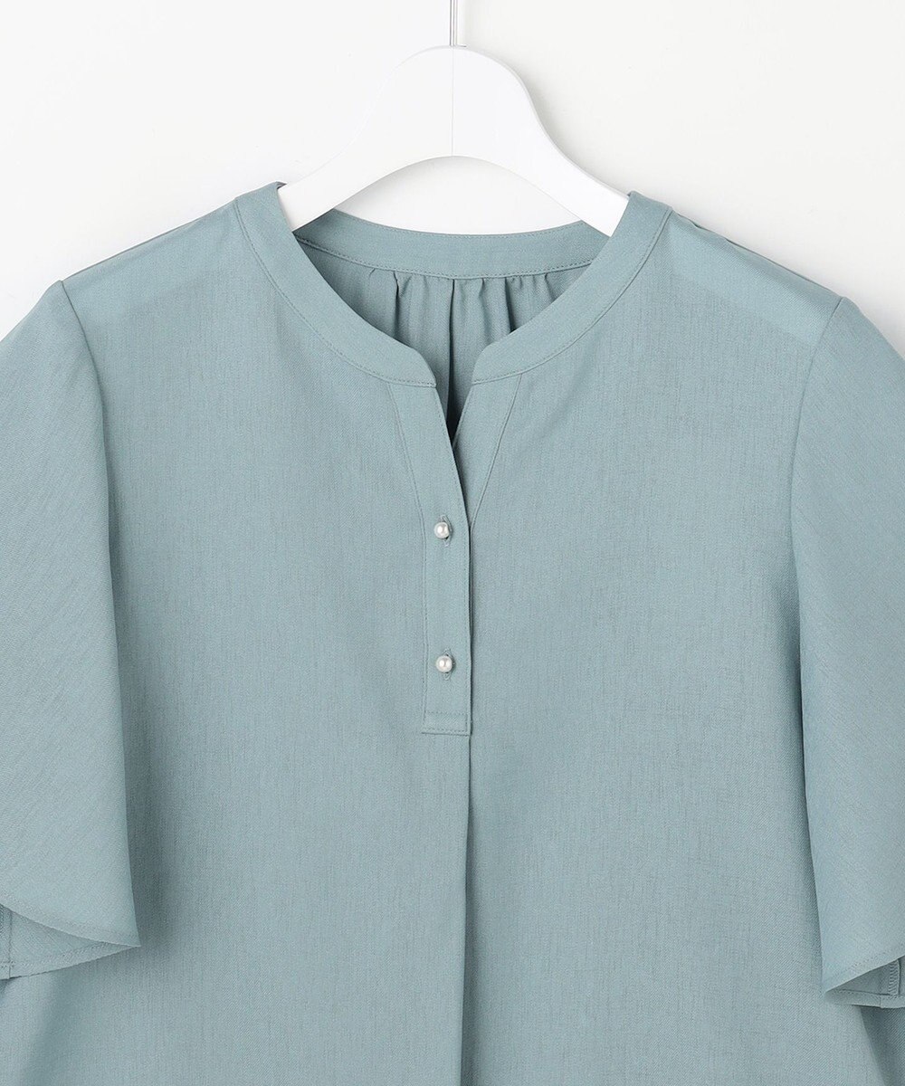 ANY SIS S スムージーポリエステル スキッパー ブラウス 