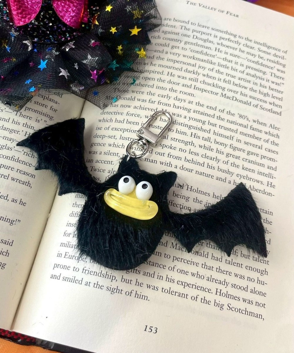 WEGO ミニハピハピコウモリモンスターぬいぐるみキーホルダー 