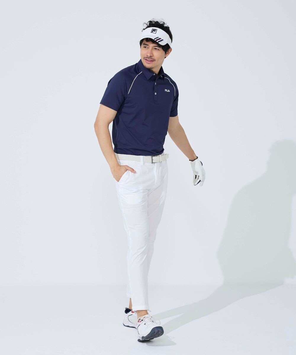 FILA GOLF／marie claire 【FILA GOLF】ラグラン半袖ポロシャツ 
