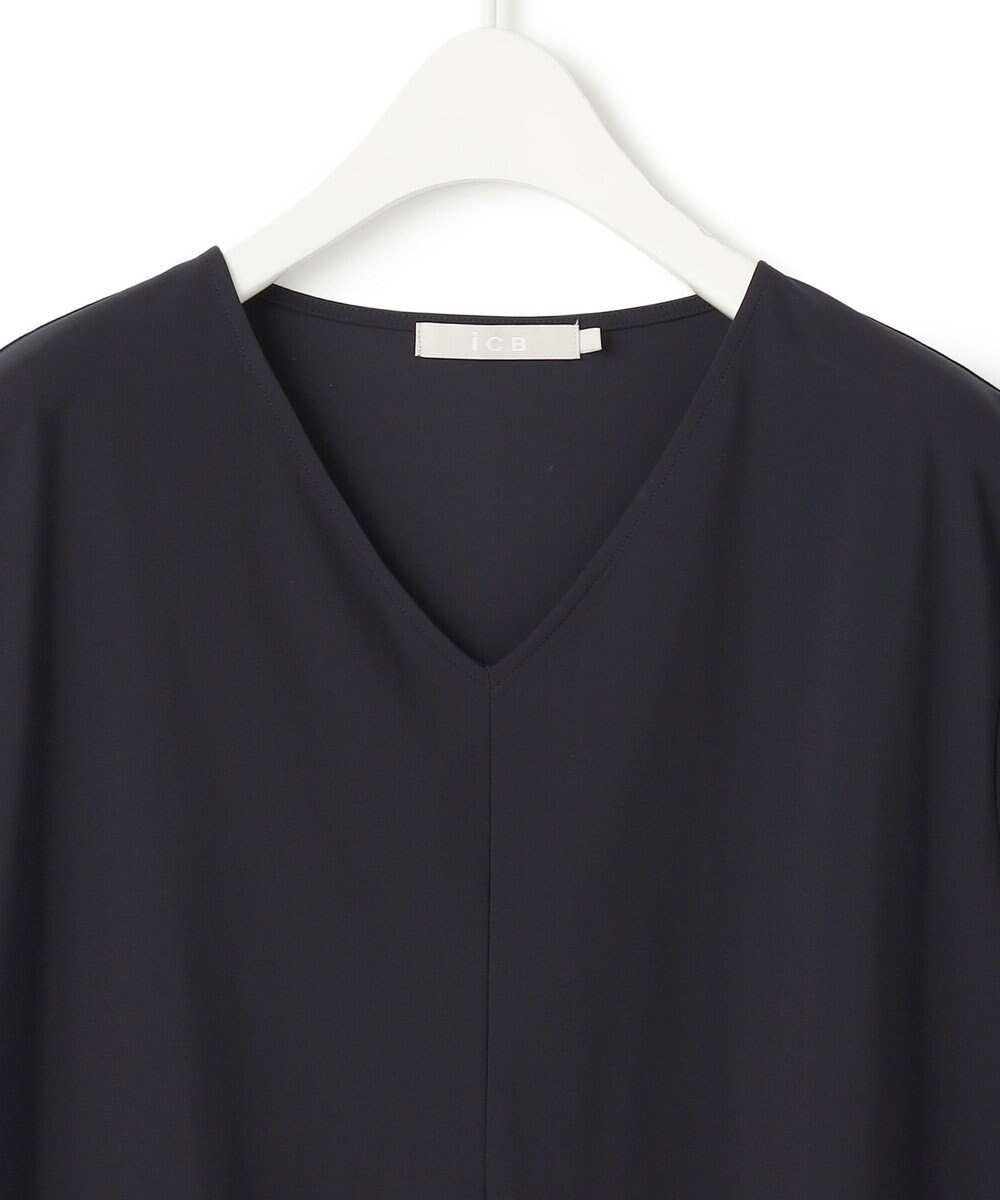 ICB L 【接触冷感・UVカット・速乾・洗える】 マットスキューバ プルオーバー 