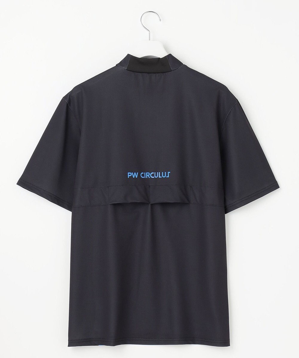 PW CIRCULUS 【吸水速乾 / 伸縮性抜群】【MEN】筆記体ロゴ COOLベンチレーションモック T 