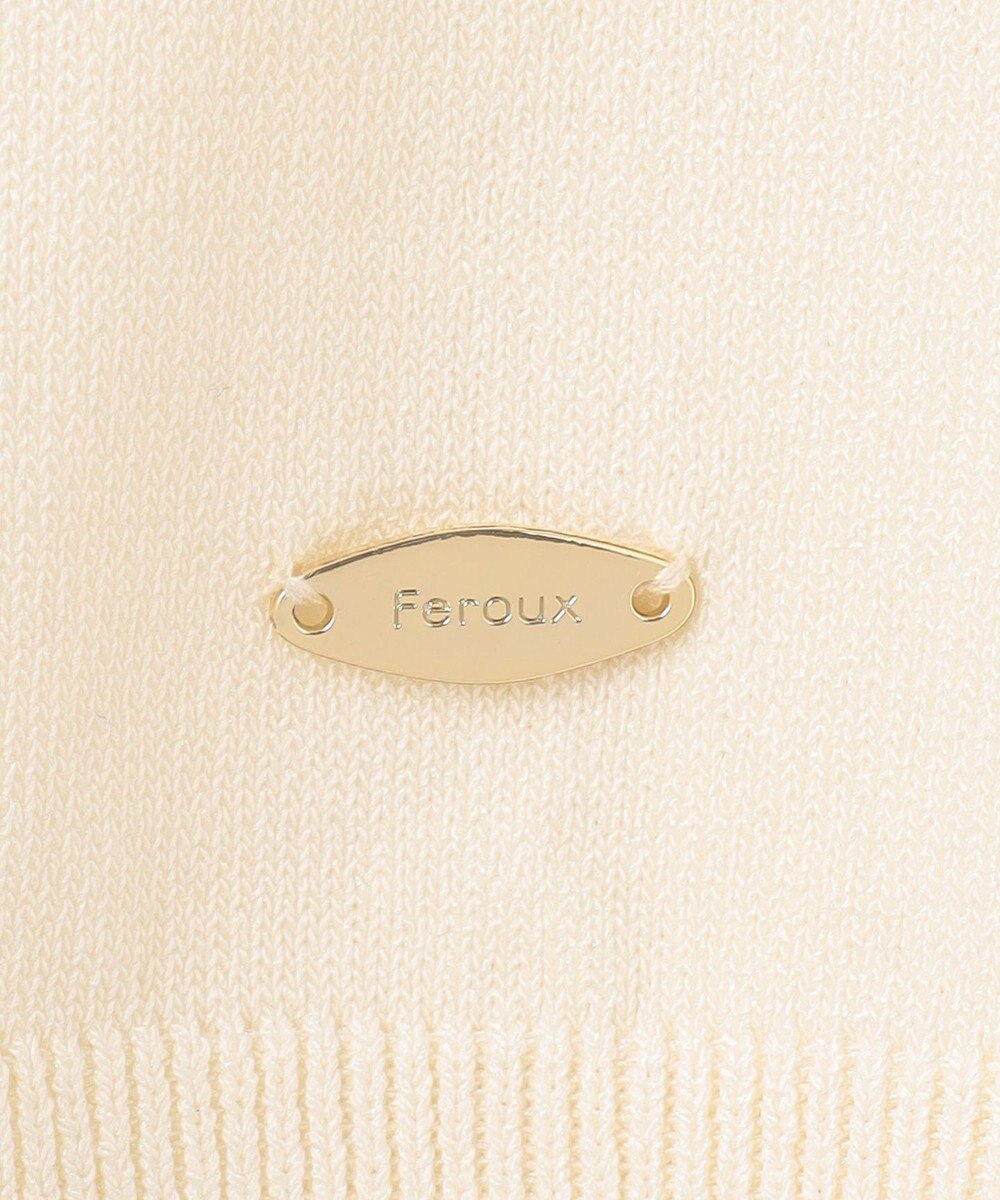 Feroux シャイニーハーフスリーブ ニット 
