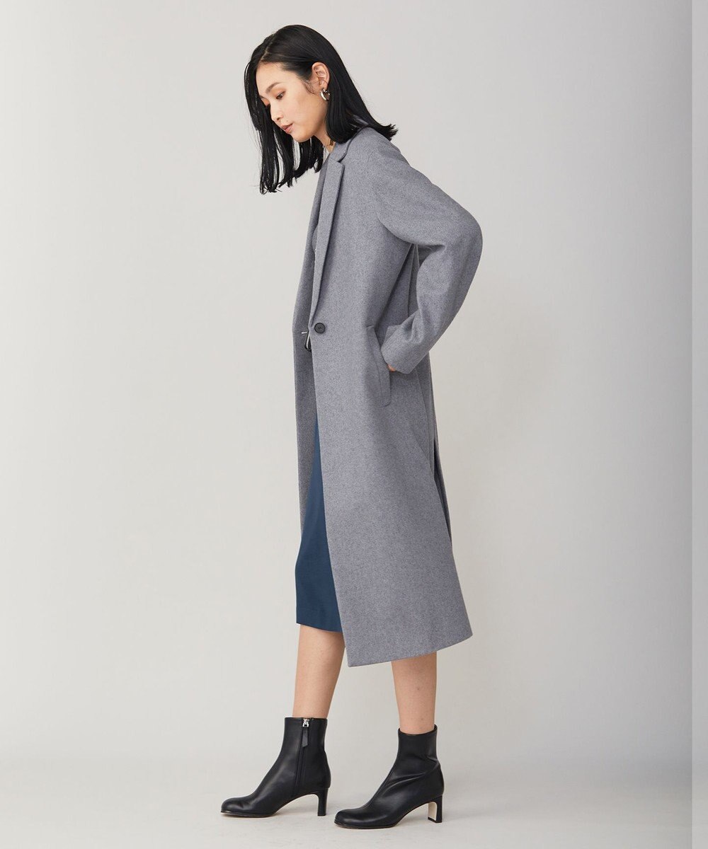 ICB ウールライトメルトン チェスターコート 