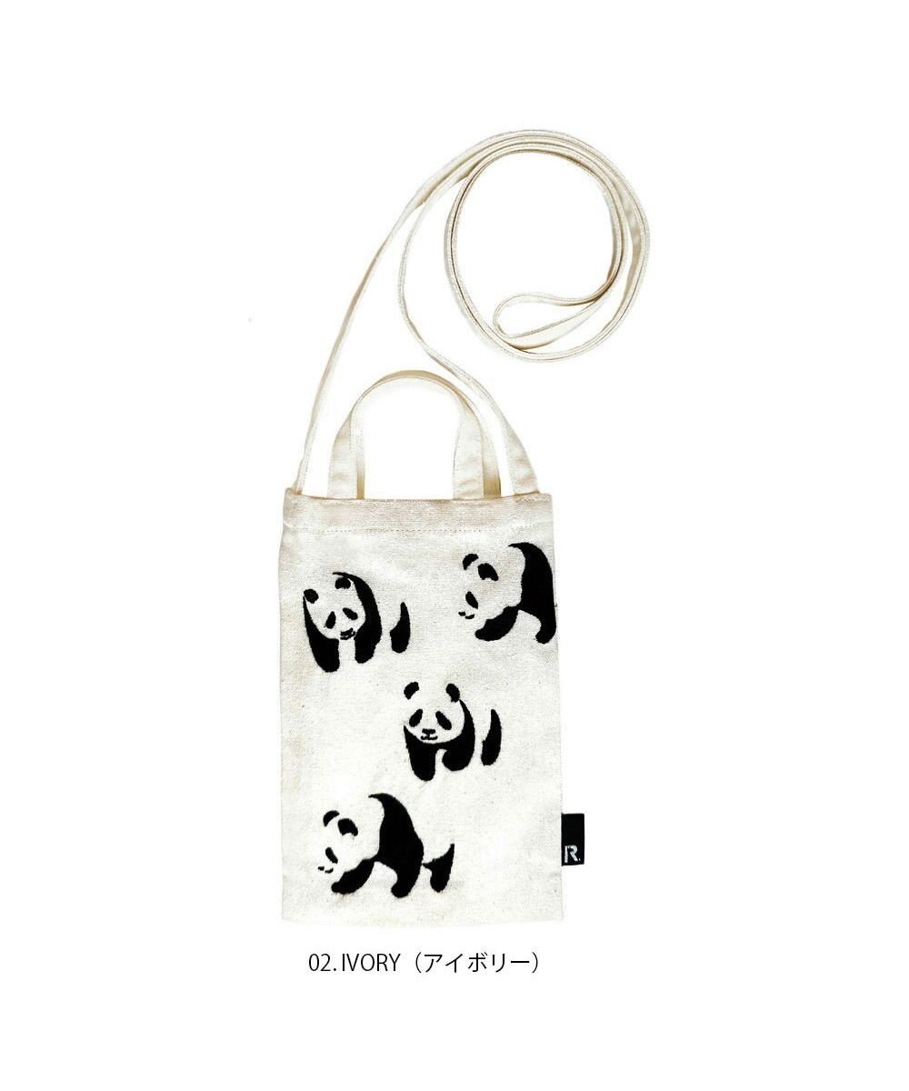 ROOTOTE 1279【スマホショルダー】CJ.ベビールー.パンダ.リサイクルコットン-A 