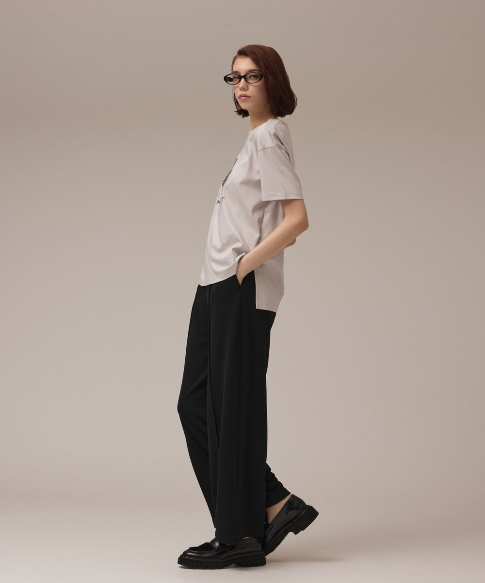 GRACE CONTINENTAL ワイドジャージパンツ 