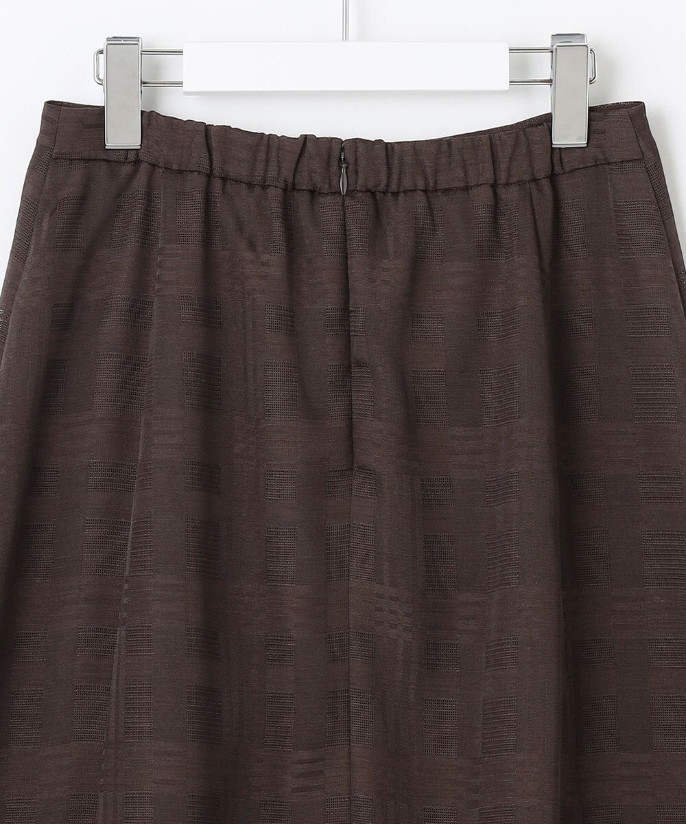 J.PRESS LADIES 【洗える】スラブカラミチェック スカート 