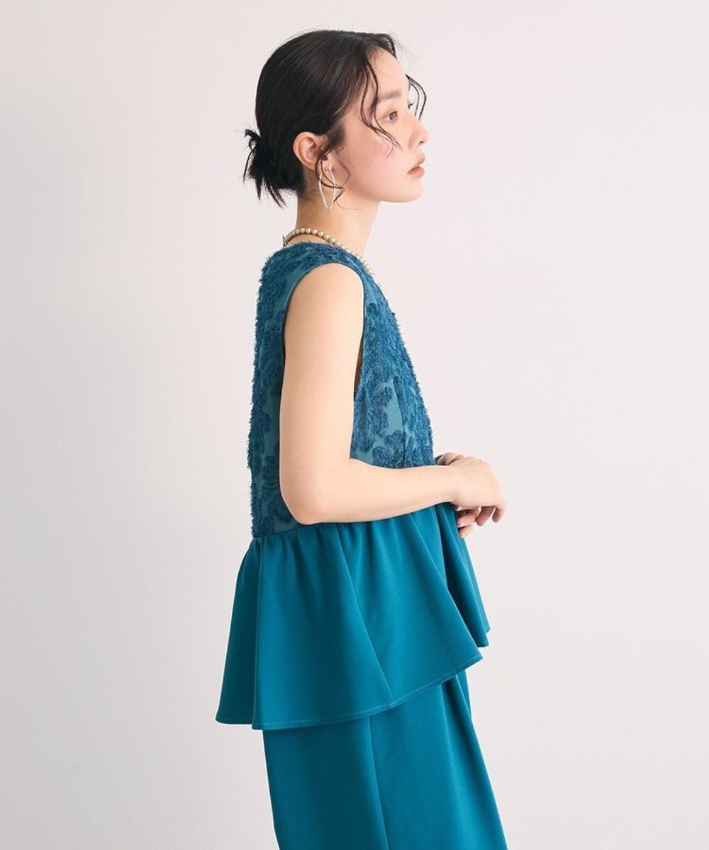 Green Parks ・Ｒａｉｌｍｅ　ジャカードペプラムサロペット 