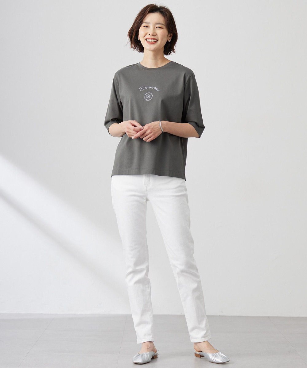 J.PRESS LADIES S 【洗える】BASIC STRETCH DENIM スキニー パンツ 