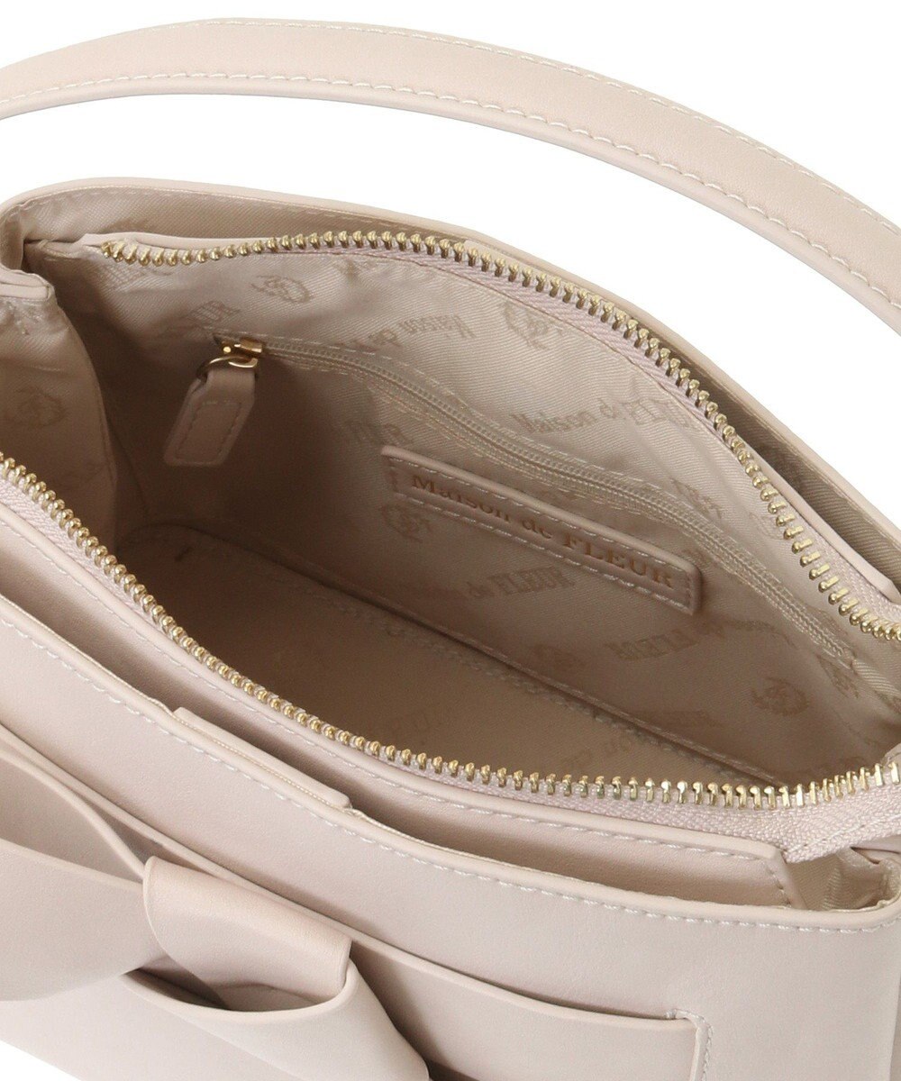 Maison de FLEUR フロントリボンバッグ 