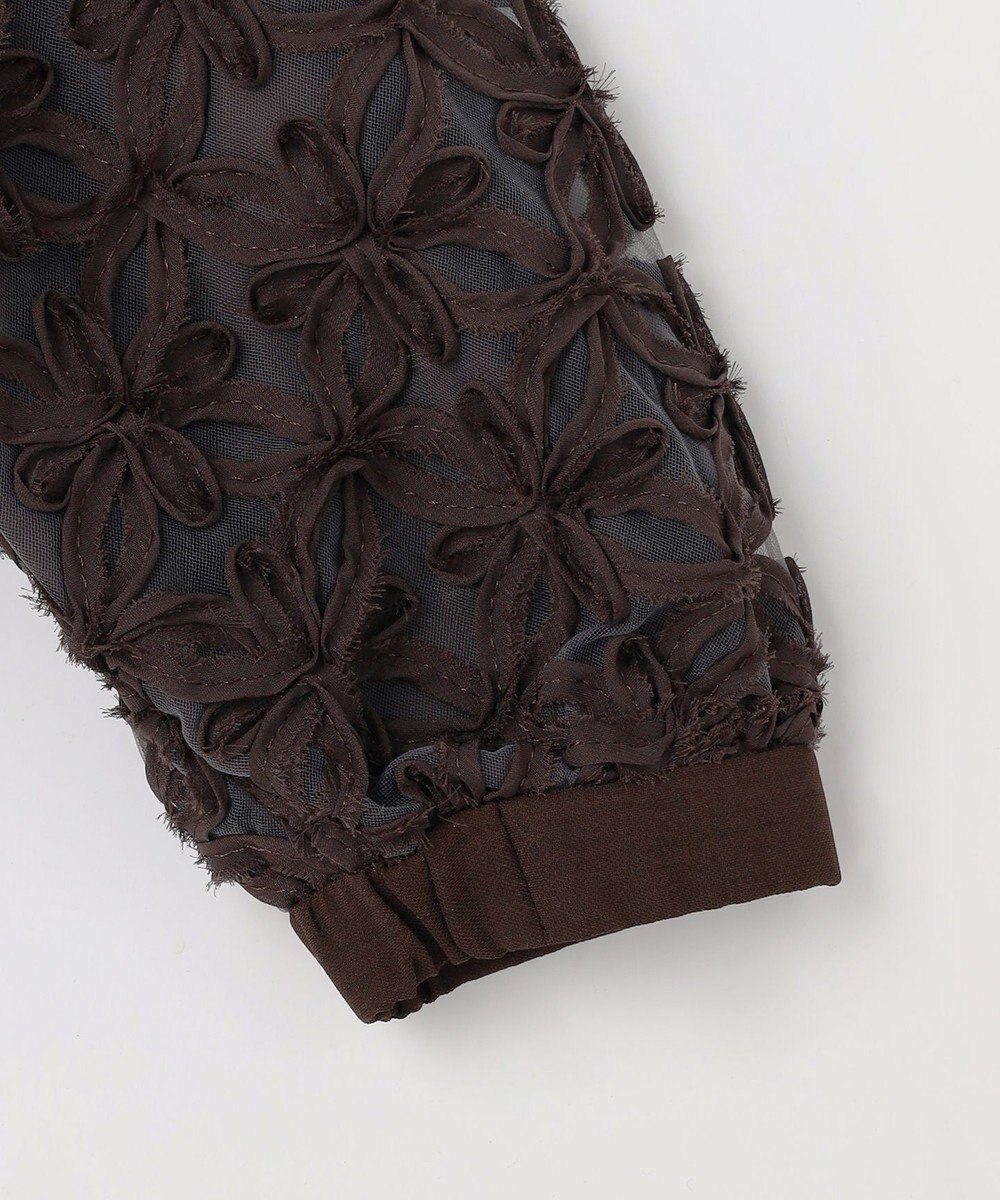 自由区 S 【SHIHOさん着用・展示会人気No.1・こだわり素材】テープエンブロイダリー ブルゾン 