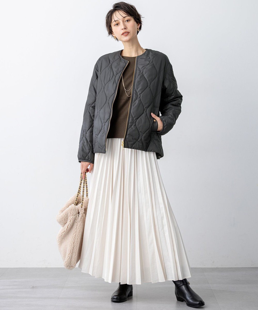 23区 中綿パディング コンパクト アウター 