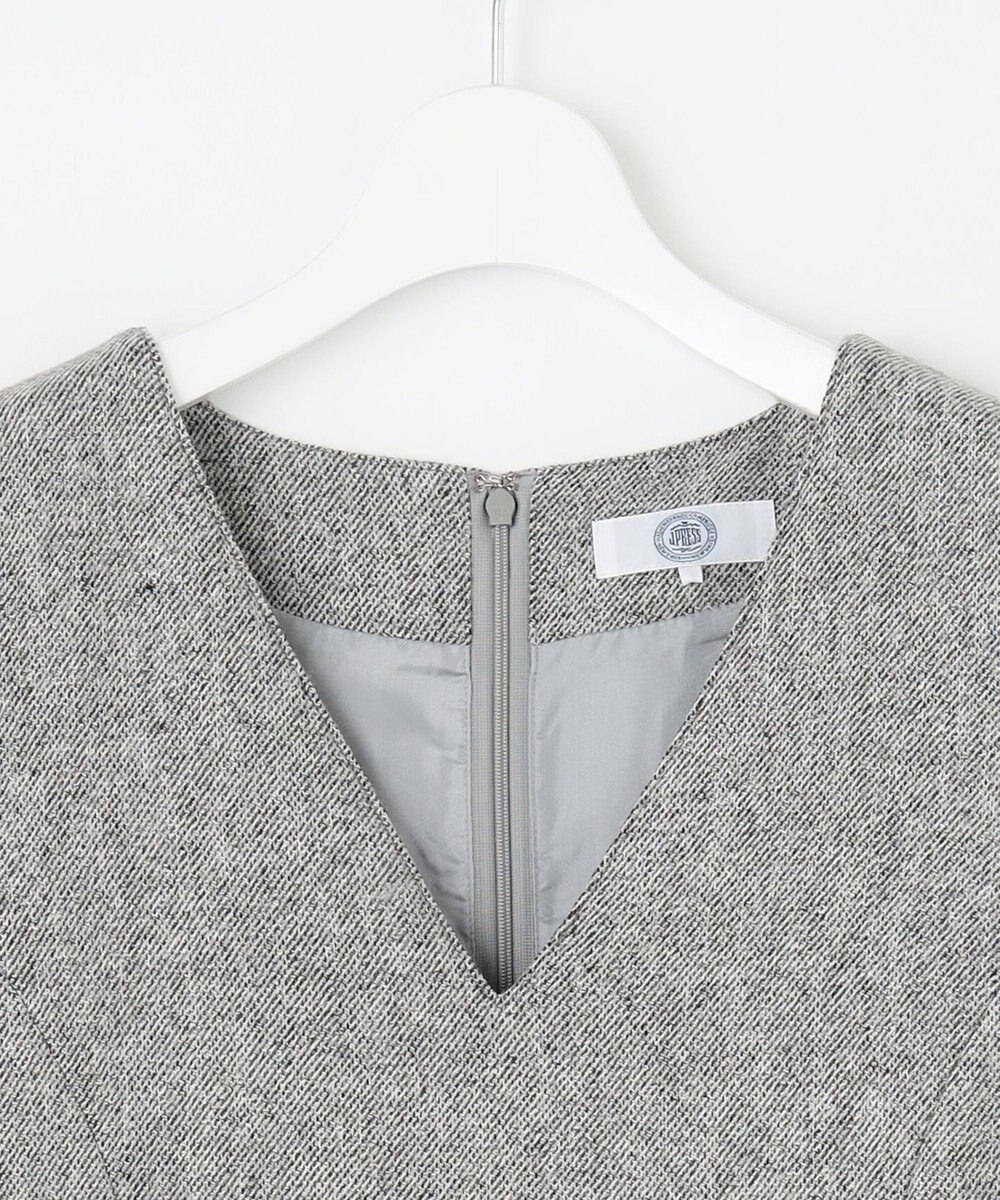 J.PRESS LADIES L 【WEB限定カラーあり】ツイードツイル ジャンパー ドレス 