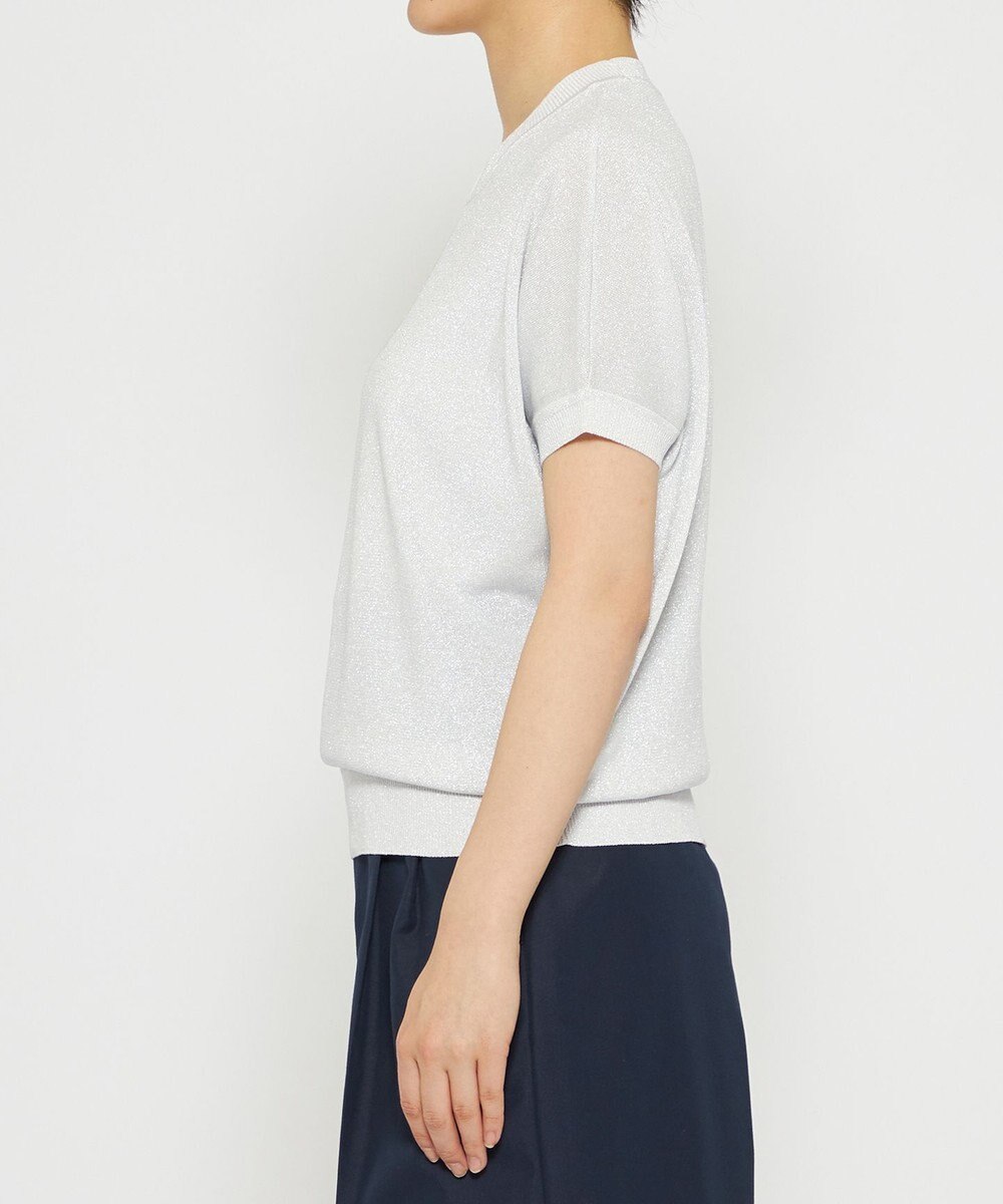 uncrave 【手洗い可】シアー ラメ ニットプルオーバー（uncrave STANDARD） 