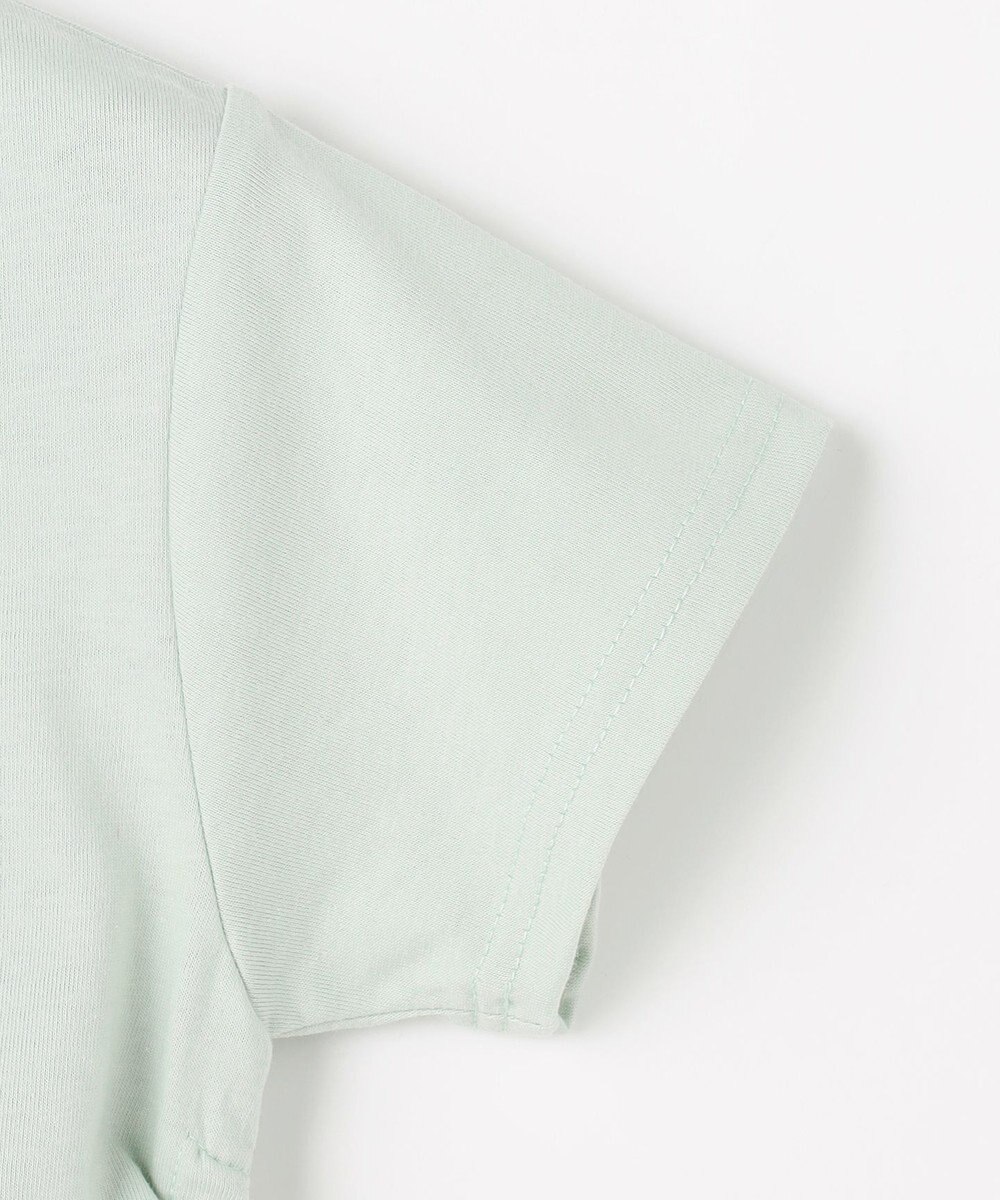 ANY KIDS 【洗濯機可能】ドロスト 裾リボンTシャツ 