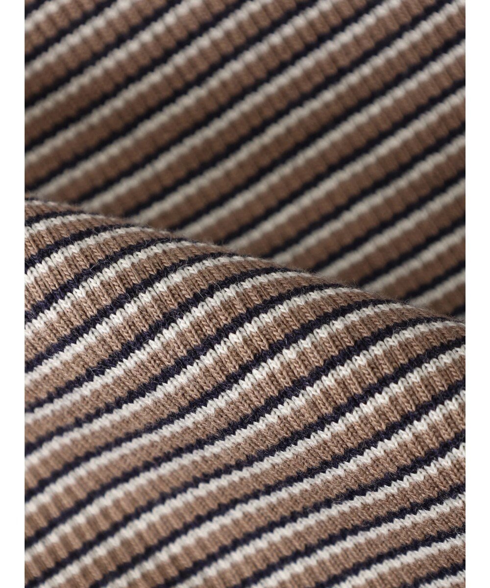 AMERICAN HOLIC ミジンボーダーノースリーブカットプルオーバー 