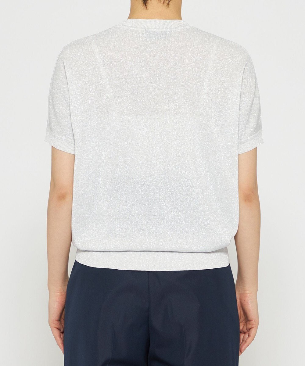 uncrave 【手洗い可】シアー ラメ ニットプルオーバー（uncrave STANDARD） 