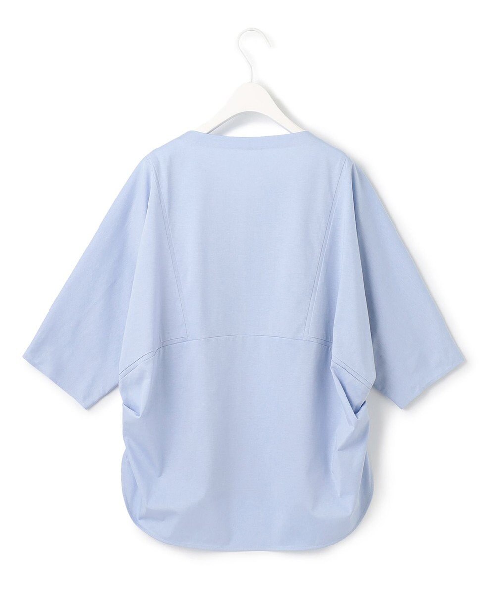 ICB 【洗える】 ブラウスライクジャージー ドルマンスリーブカットソー 