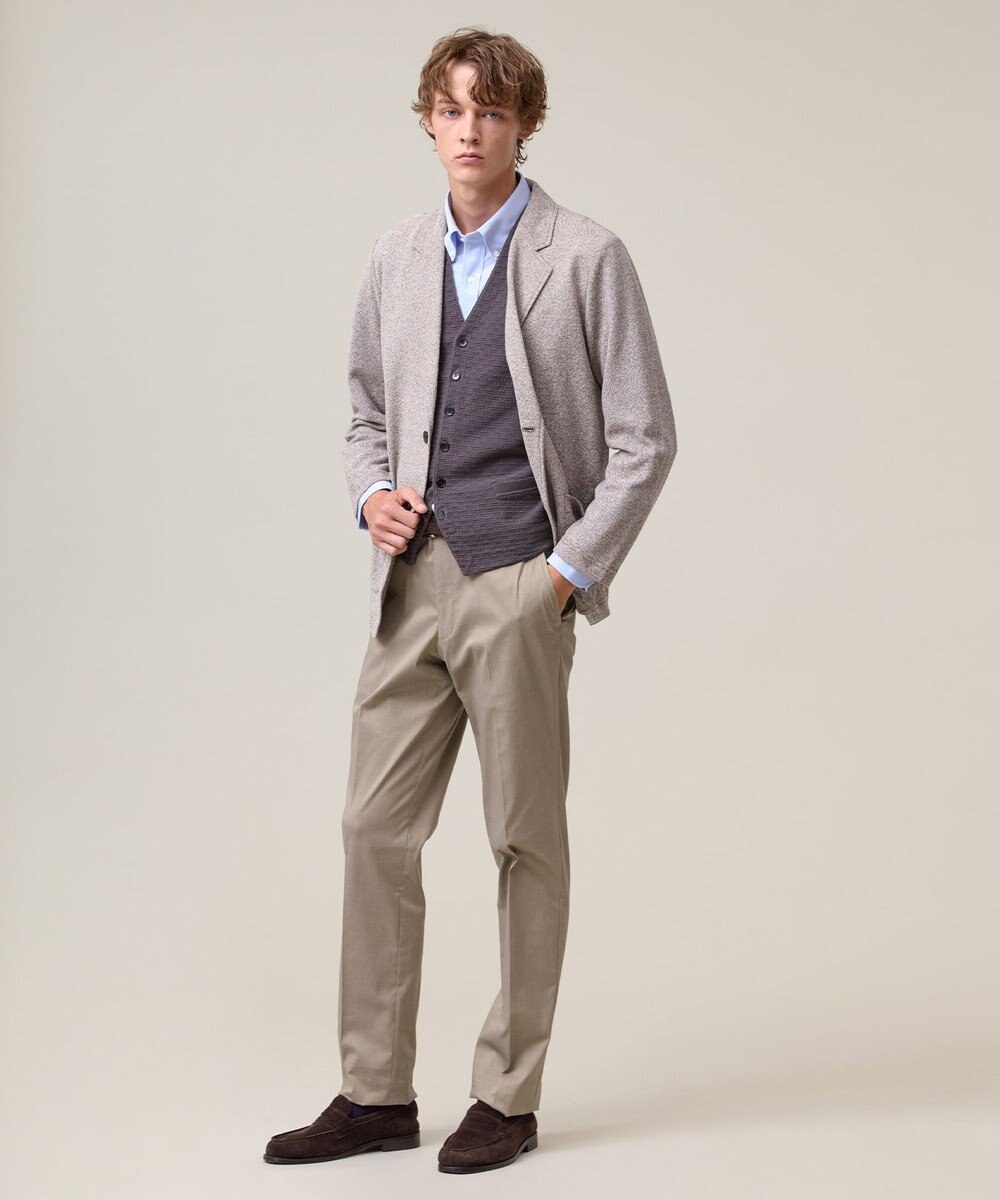 J.PRESS MEN 【ストレッチ / 洗える】ハイパワーシャンブレードビー パンツ 