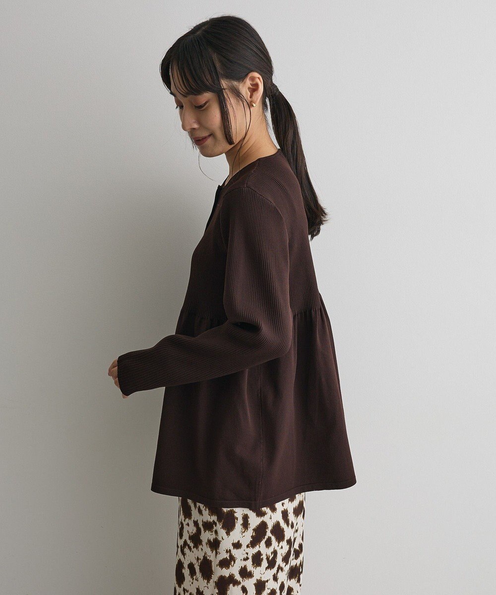 CRAFT STANDARD BOUTIQUE ポリエステルペプラムチュニック 