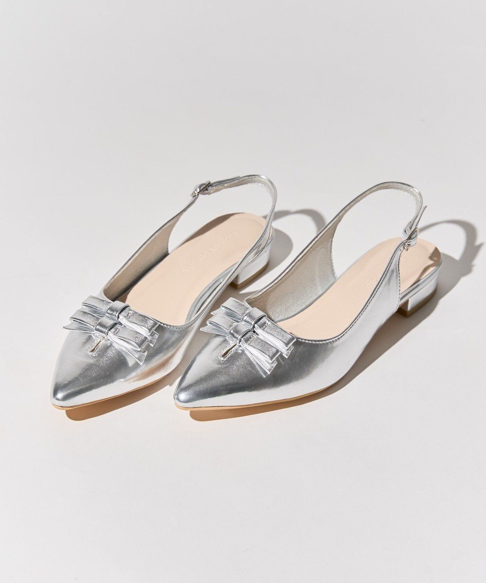 AMERICAN HOLIC ダブルリボンミュールサンダル 