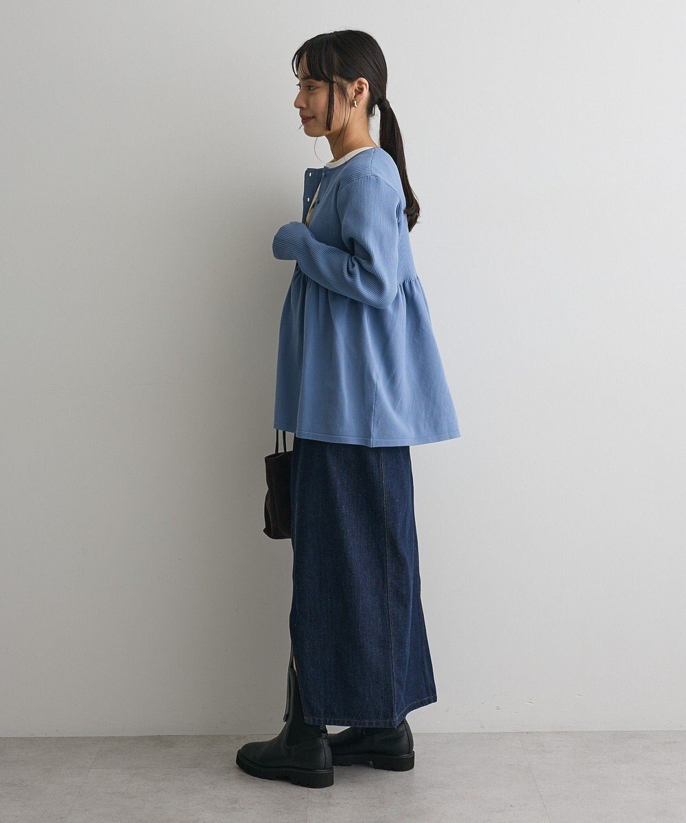 CRAFT STANDARD BOUTIQUE ポリエステルペプラムチュニック 