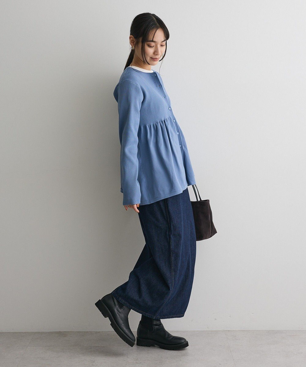 CRAFT STANDARD BOUTIQUE ポリエステルペプラムチュニック 