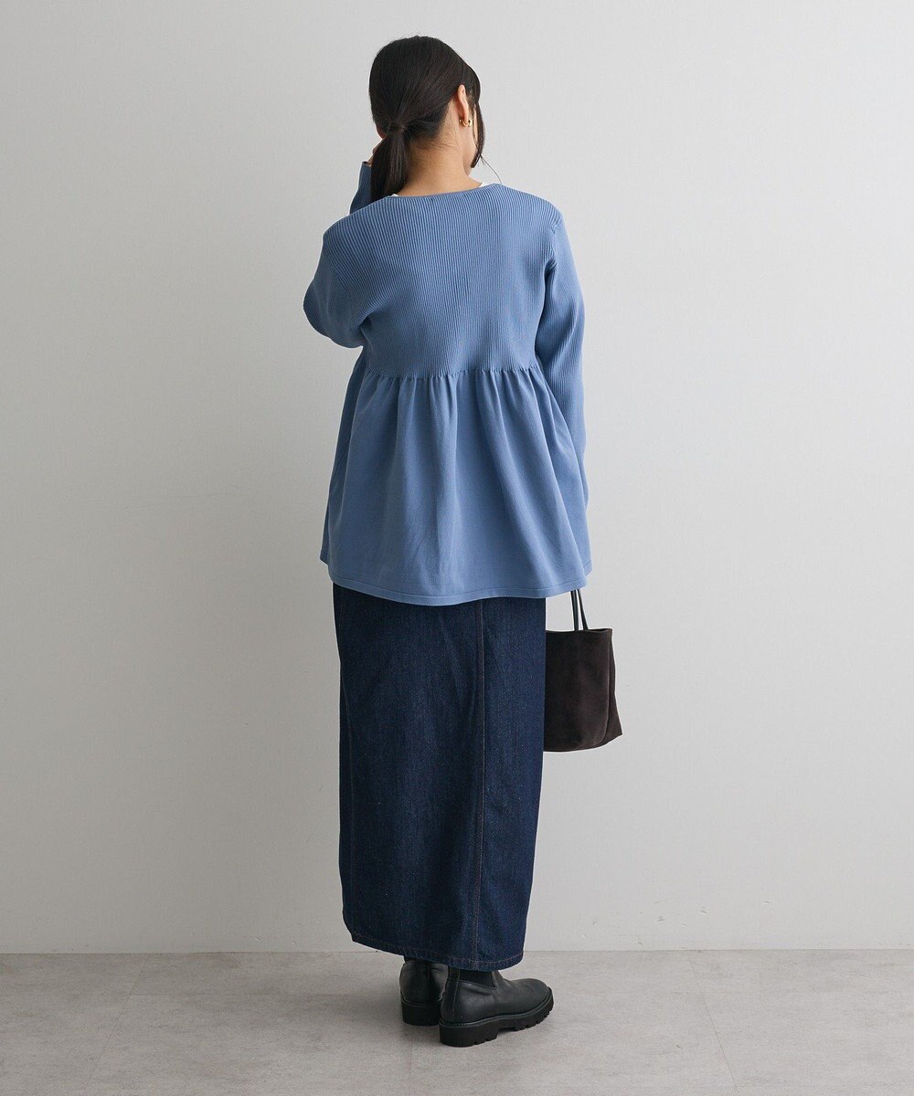 CRAFT STANDARD BOUTIQUE ポリエステルペプラムチュニック 