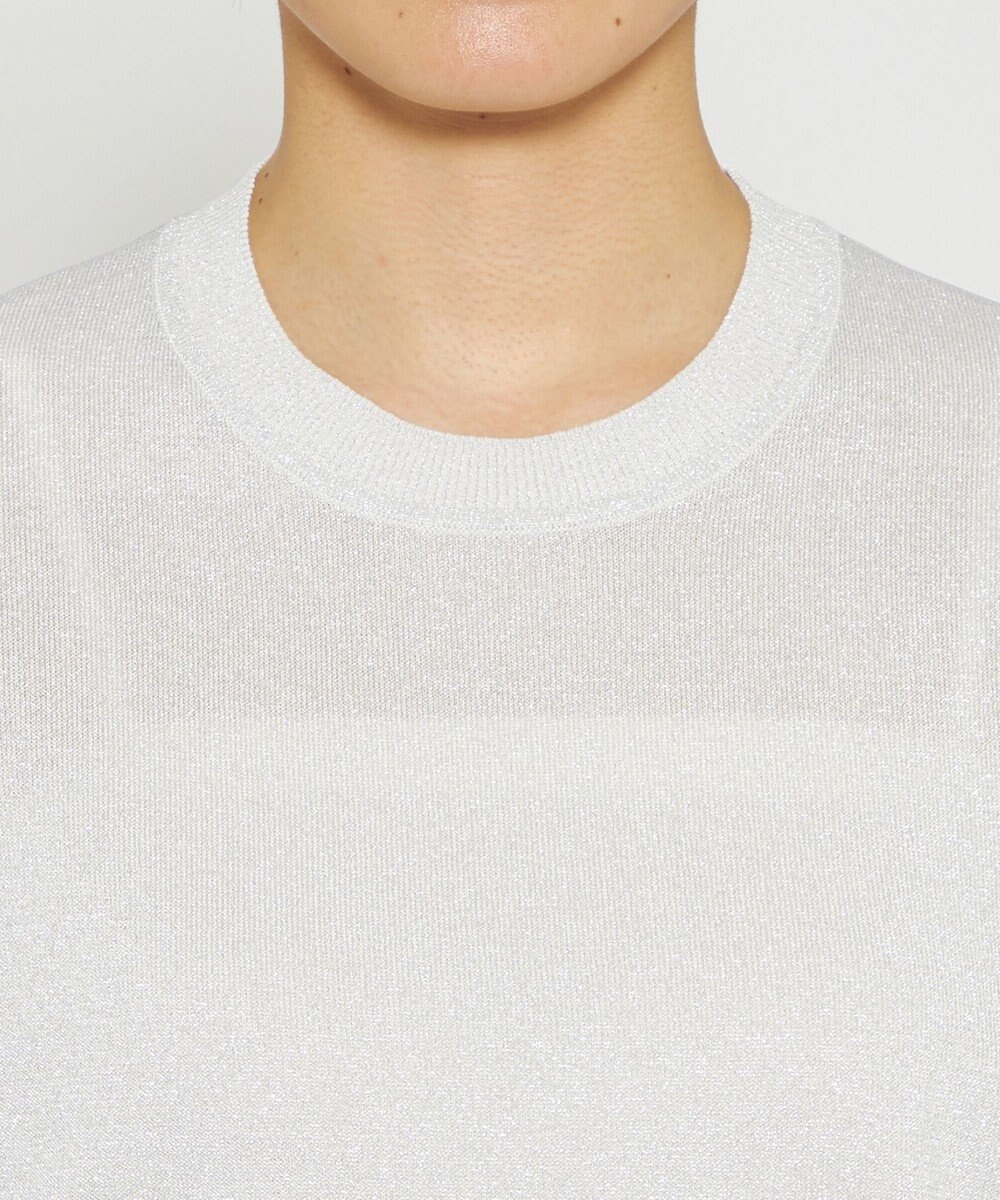 uncrave 【手洗い可】シアー ラメ ニットプルオーバー（uncrave STANDARD） 