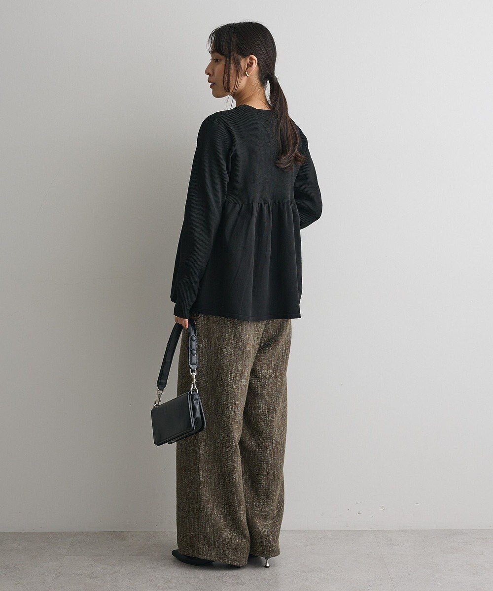 CRAFT STANDARD BOUTIQUE ポリエステルペプラムチュニック 