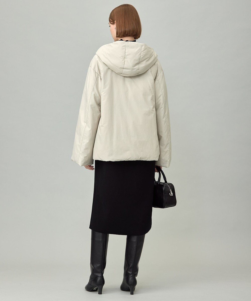 ICB 【WEB限定カラーあり・撥水加工】ADSダウン フーデットミドル丈コート 