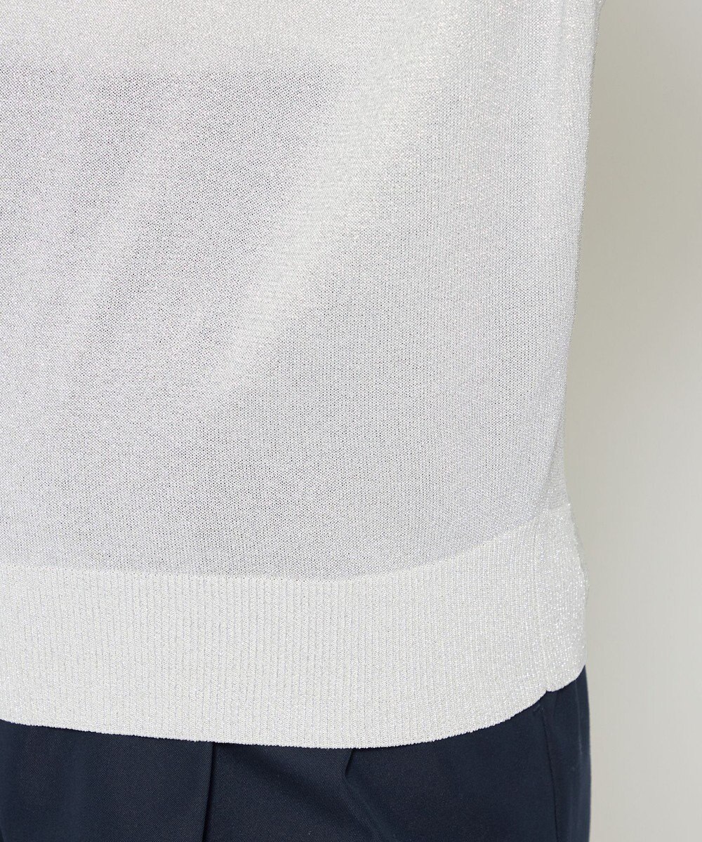 uncrave 【手洗い可】シアー ラメ ニットプルオーバー（uncrave STANDARD） 