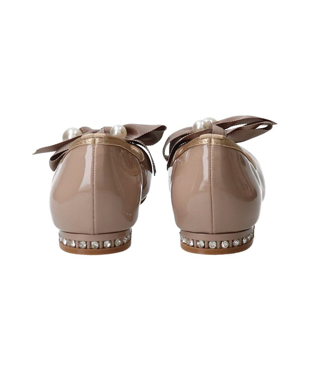 Bridget Birkin 【Bridget Birkin】ビッグパールリボンフラットシューズ 