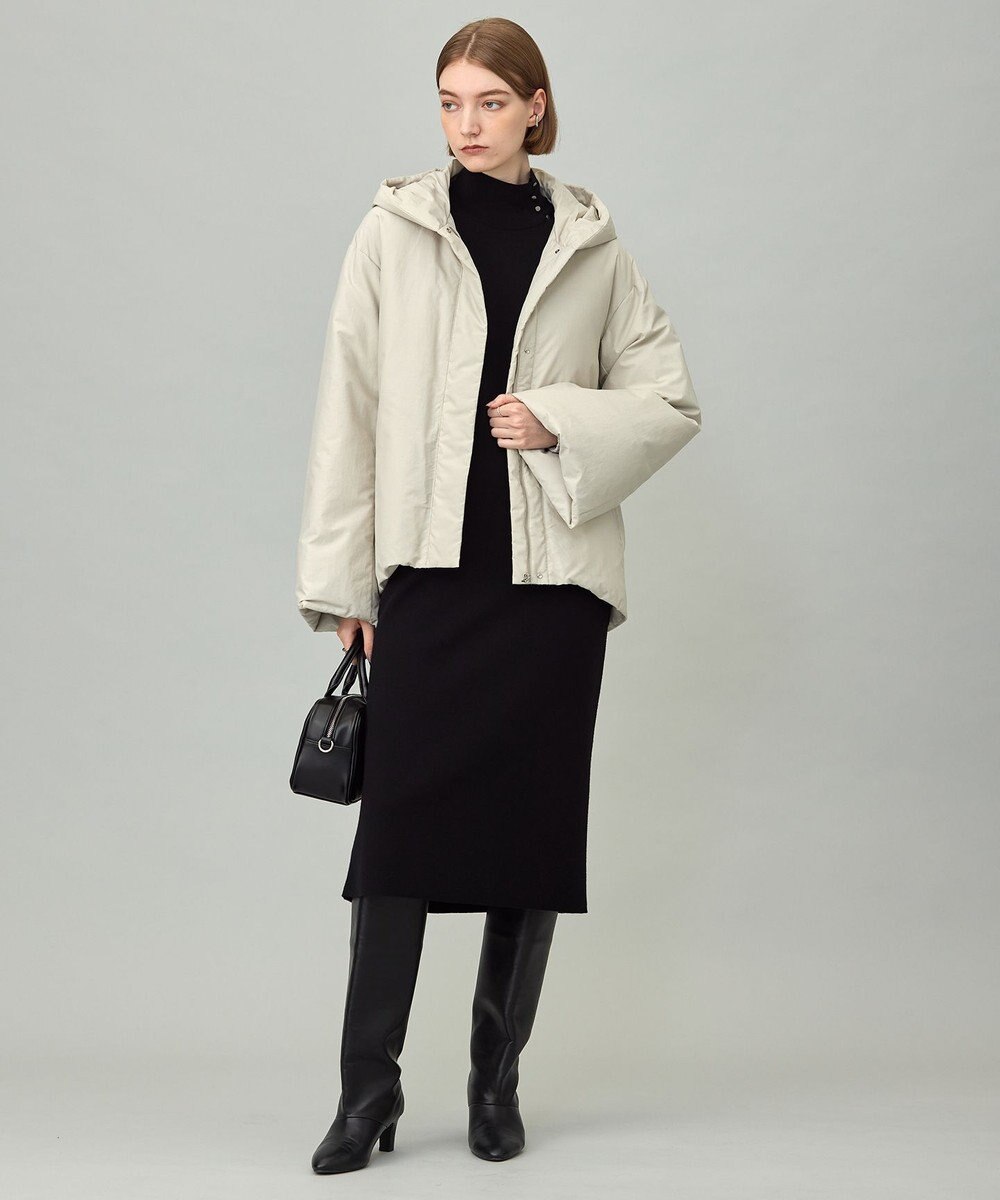 ICB 【WEB限定カラーあり・撥水加工】ADSダウン フーデットミドル丈コート 