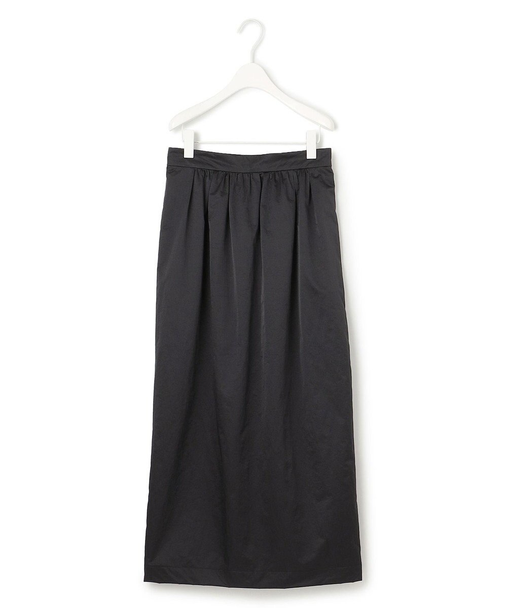 ICB L メタリックナイロンサテン コクーンスカート 