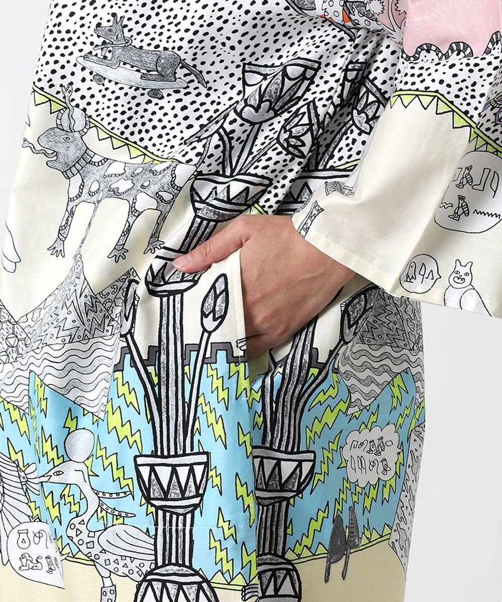 tsumori chisato SLEEP ツモリチサト ワンピース 8分袖 ルームウェア レディース UNX574 /ワコール 