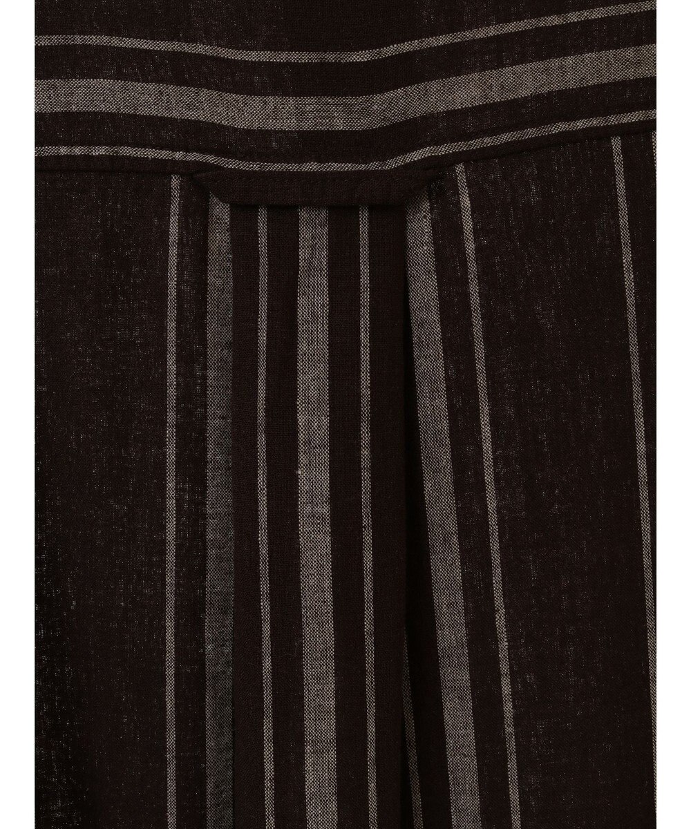 CRAFT STANDARD BOUTIQUE リネンレーヨンストライプワンピース 