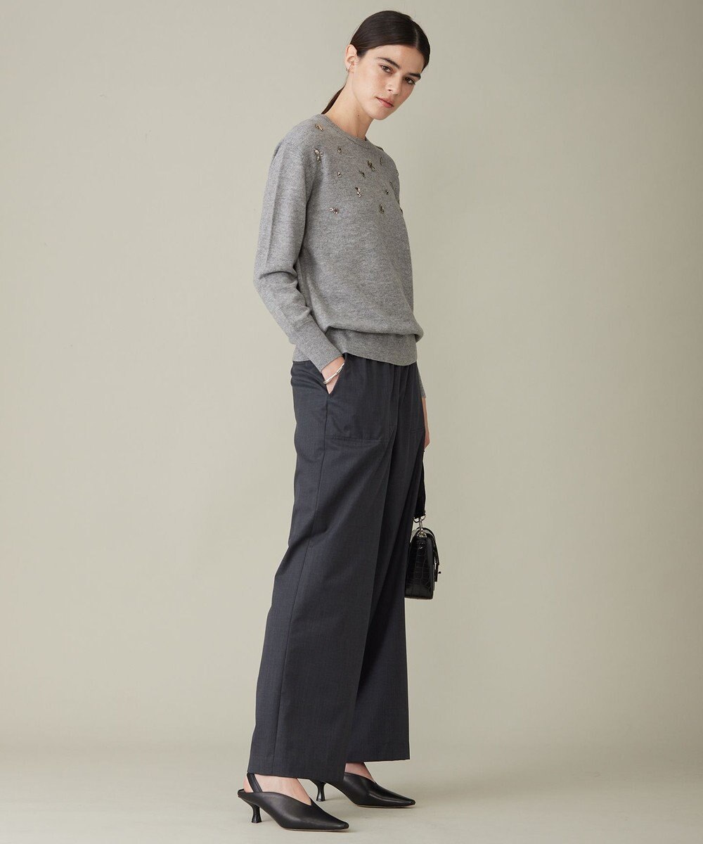 ICB 【洗える】 ジュエルニットプルオーバー 