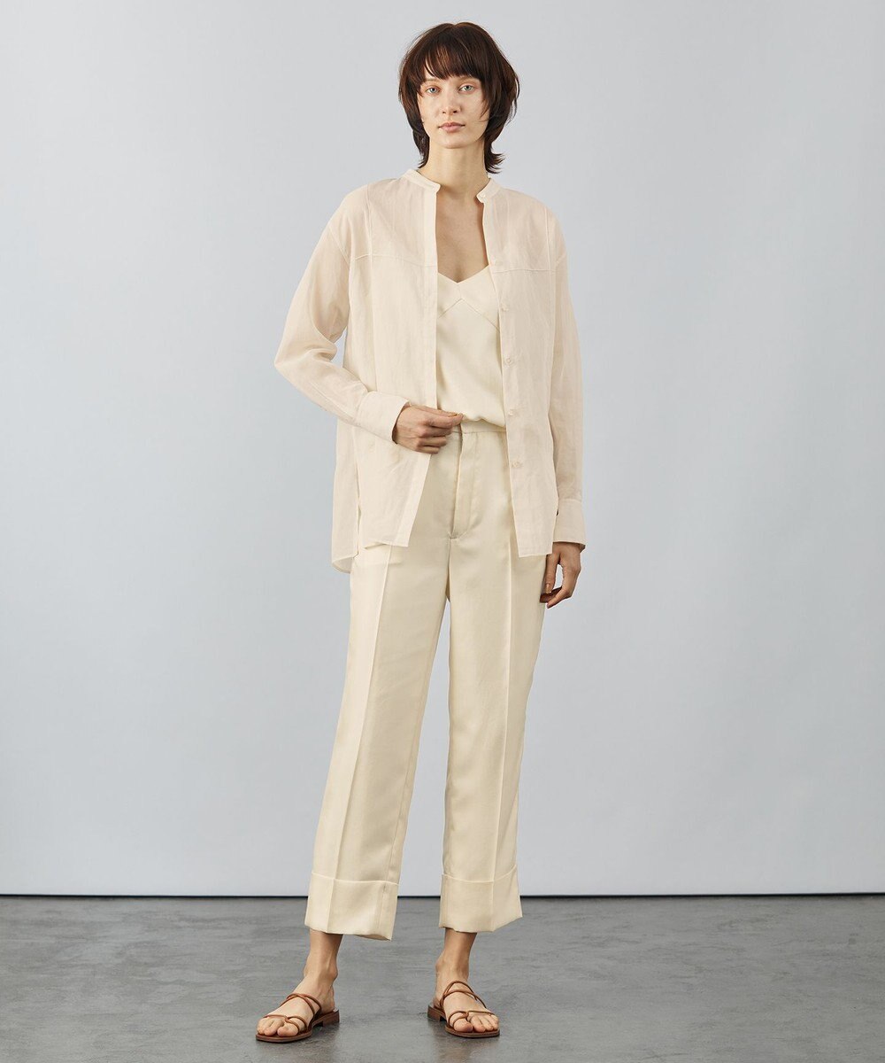 BEIGE， CARO / クロップドパンツ 