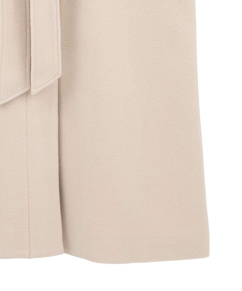 YECCA VECCA ウール混ステンカラーロングコート 