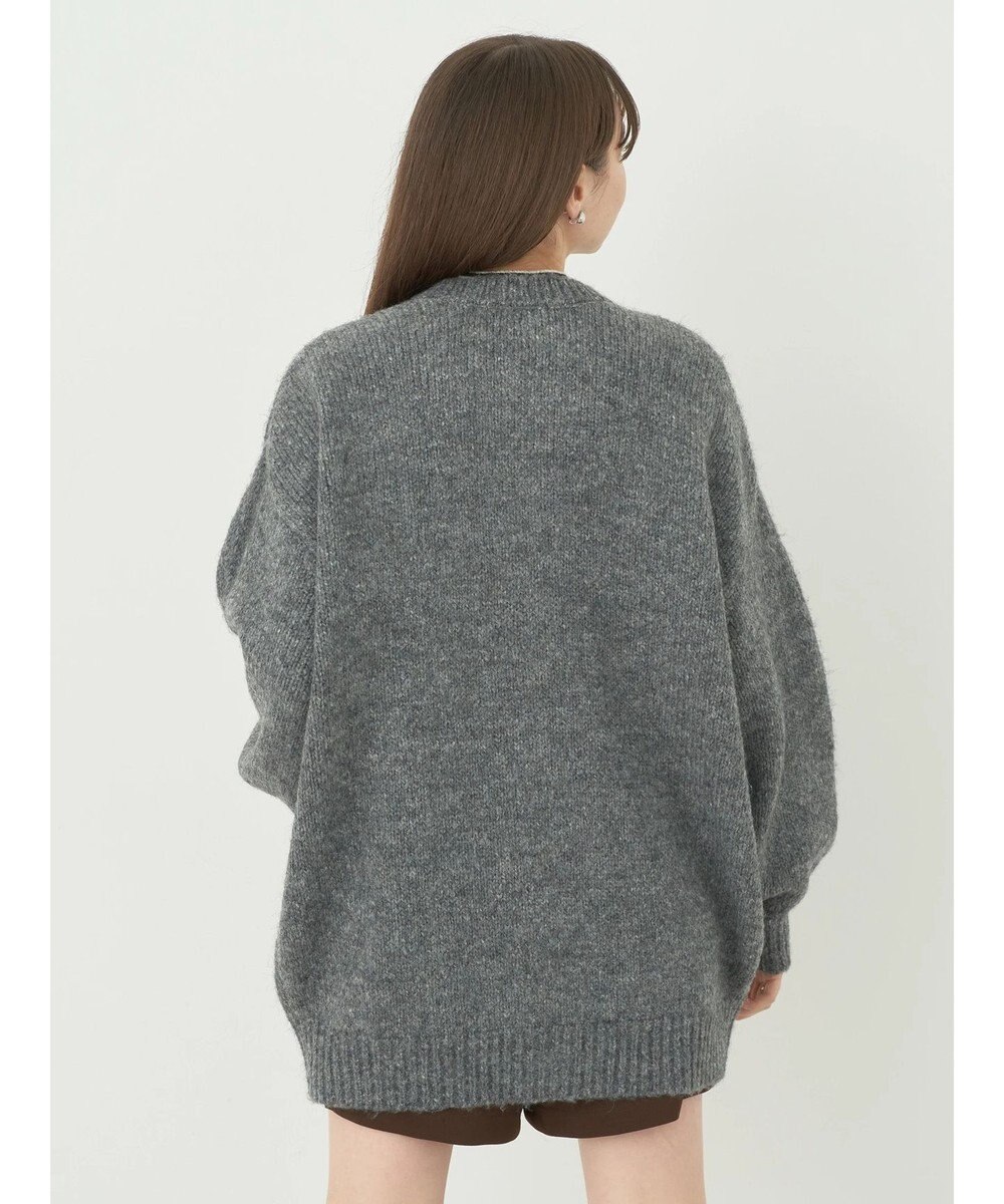 earth music&ecology ファンシーヤーンメランジカーディガン 