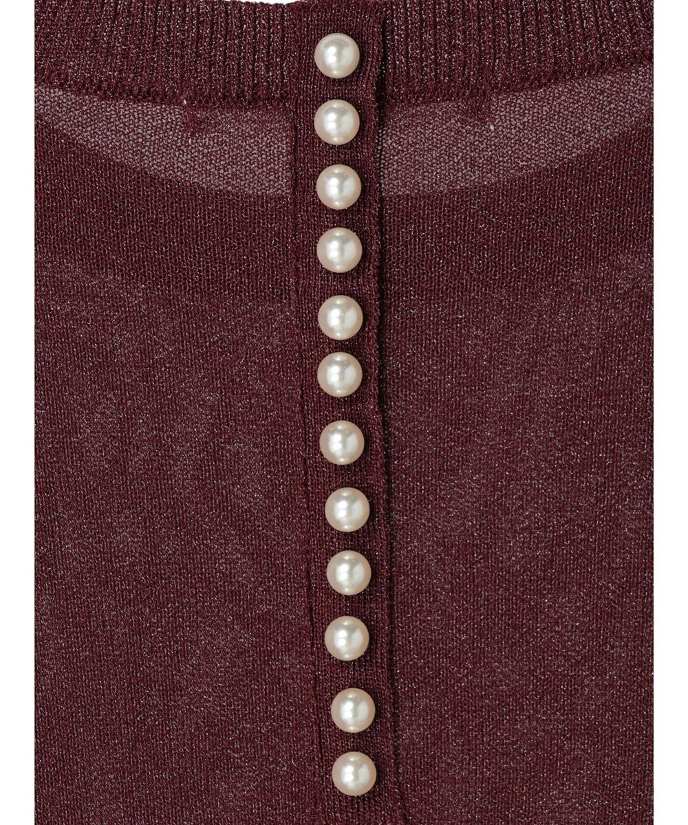 Green Parks ・ＥＬＥＮＣＡＲＥ　ＤＵＥバックパールシアー５分ニット 