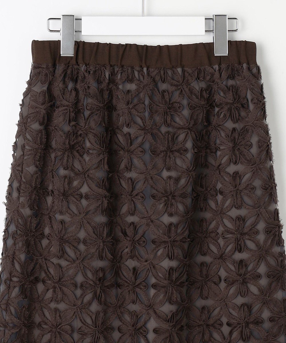 自由区 テープエンブロイダリー スカート 