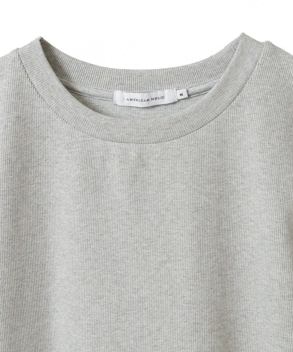 AMERICAN HOLIC ラメリブＴシャツ 