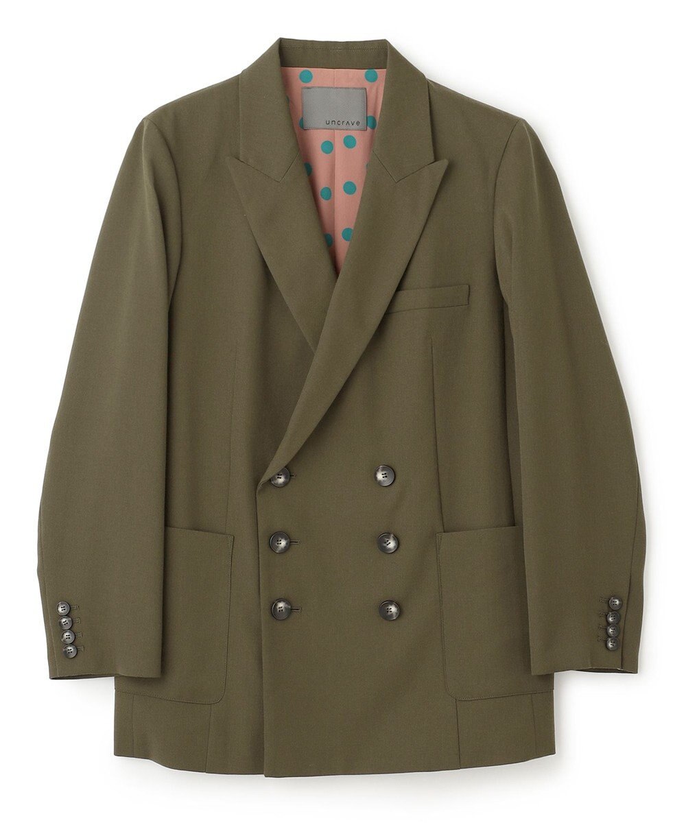 モデル山田優さん × uncrave STANDARD】TWツイル ダブルジャケット  